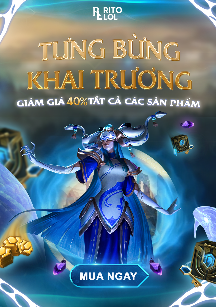 Rito lol shop acc lol li n minh huy n tho i uy t n s 1 vi t nam